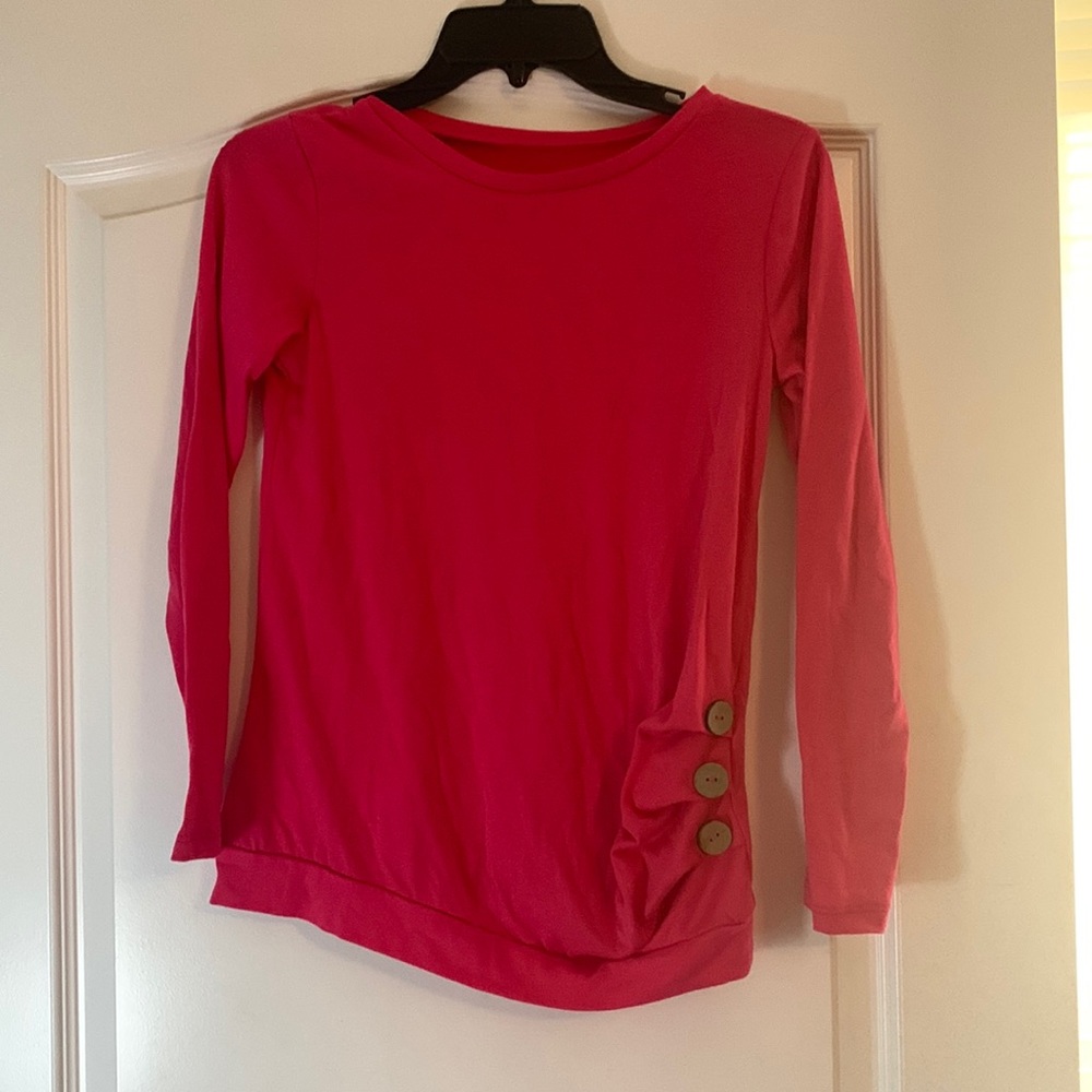 Cute pink, girls long sleeve.